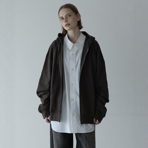 remer loose basic oversize zip parker 基本款卫衣 RR00000078