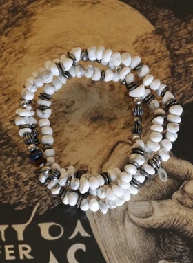 amp japan / Tumble Stone Long Bracelet 天然石手链 16AHK-454