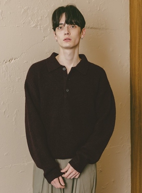 【VIP限时85折】日本代购 RAGEBLUE 半开领针织POLO衫 608060