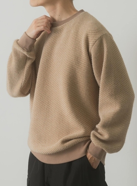 【75折】日本代购 ITEMS 圆领套头卫衣 ITA7-11A009