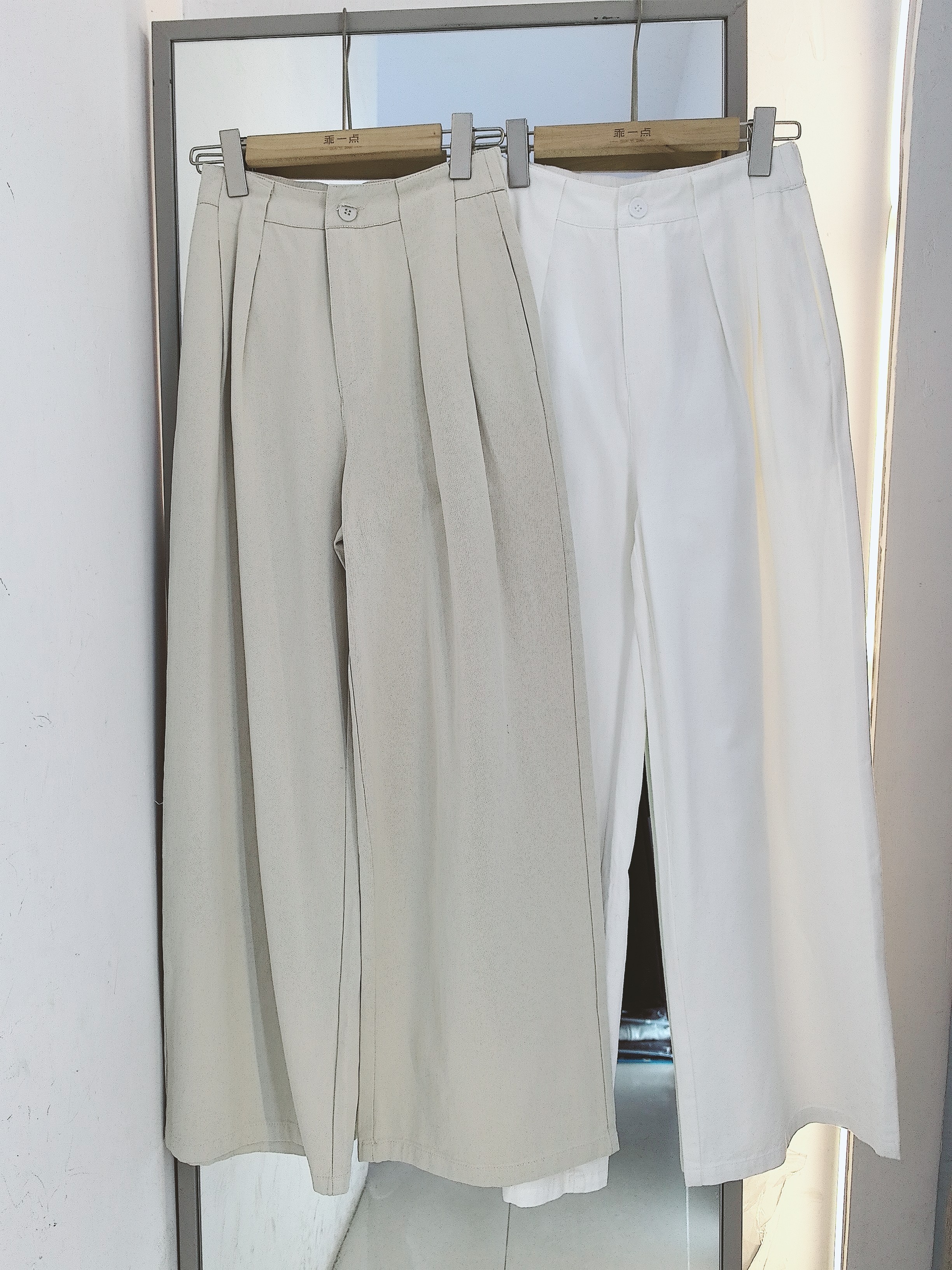 乖一点2026新款春秋运动裤宽松休闲坠感阔腿裤女水洗棉阔腿裤,女装/女士精品,西装裤/正装裤,淘宝优惠券,粉丝福利购,淘宝优惠卷