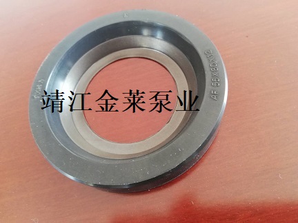 宜兴ZS泵砂浆泵化工泵用四氟密封圈AF结构黏贴唇口K型圈55*80*12