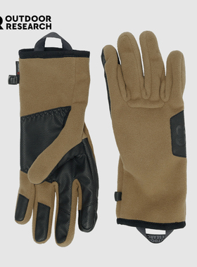 Outdoor Research OR户外防风触屏手套冬季跑步骑行保暖抓绒手套