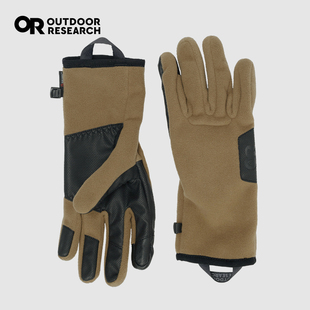 Outdoor Research OR户外防风触屏手套冬季跑步骑行保暖抓绒手套