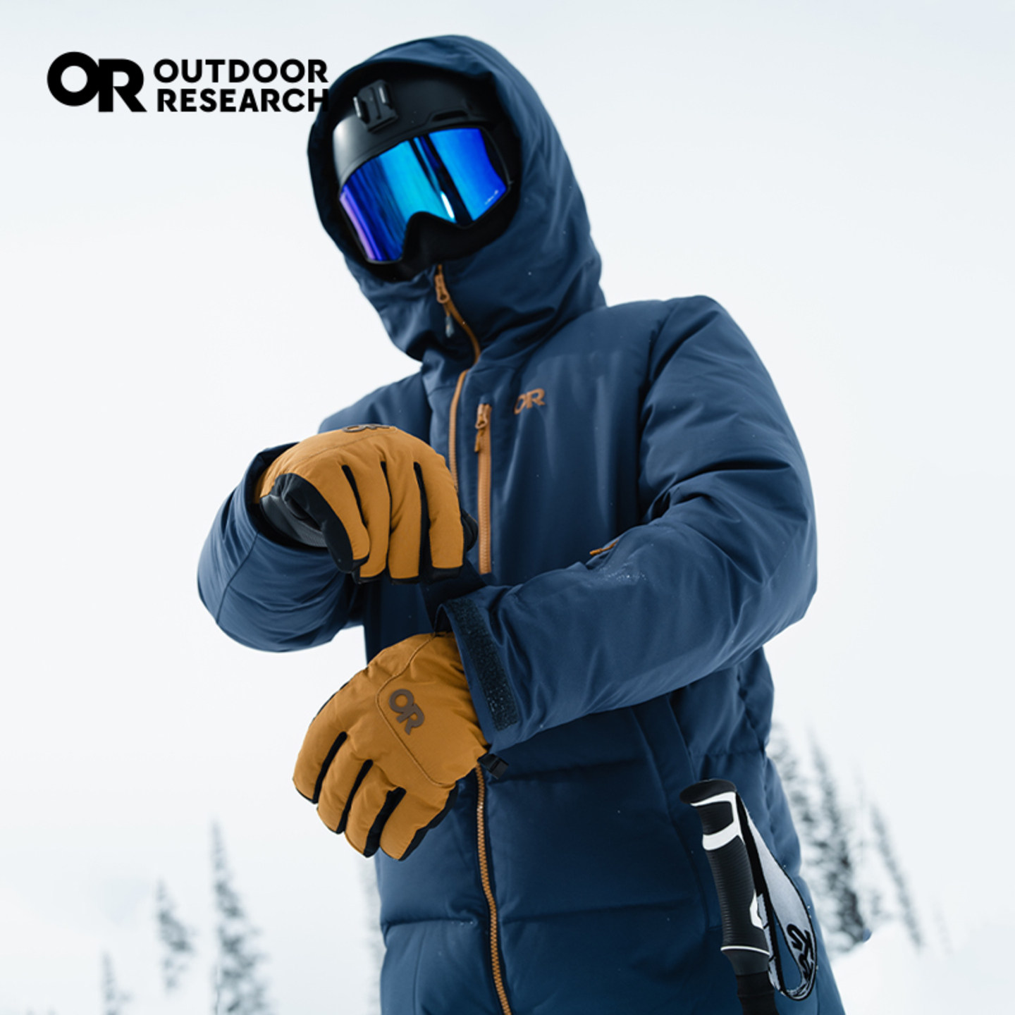 Outdoor Research OR雪地羽绒服男户外700蓬登山滑雪连帽保暖外套