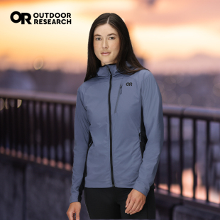 Outdoor OR帝威動態保暖服戶外防風輕量登山跑步外套女 Research