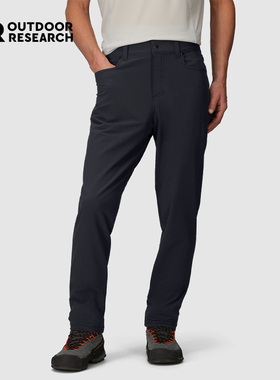 OR 秋冬款抓绒裤超轻防泼水轻暖裤户外徒步柔软透气直筒长裤男