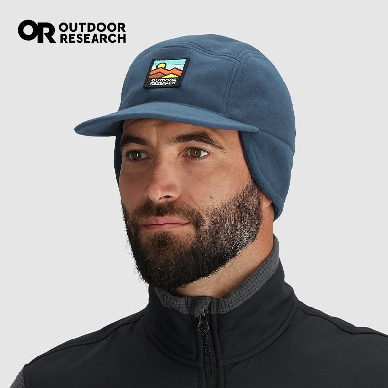 Outdoor Research OR冬季户外防寒帽复古护耳防风抓绒保暖帽男女