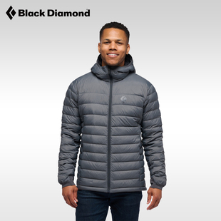 BlackDiamond黑钻BD户外羽绒服男士800蓬鹅绒连帽保暖外套744094