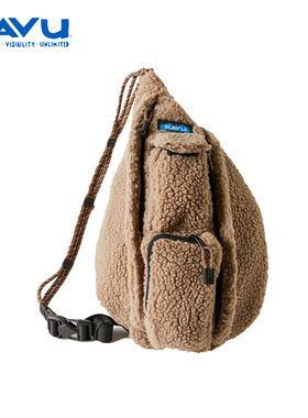 kavu 户外休闲厚绒水滴包男士大容量休闲包斜挎包运动水滴三角包