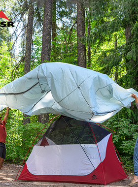 MSR帐篷户外露营野餐帐篷家庭出游四人六人大空间露营帐篷
