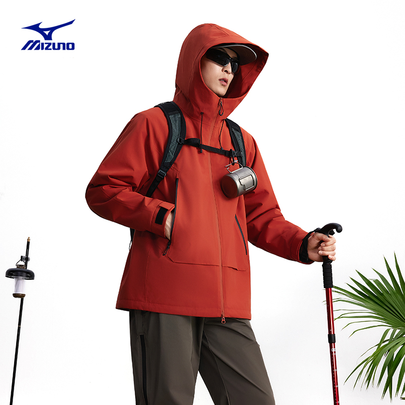 美津浓防风三合一冲锋衣