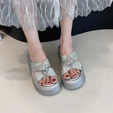 包头半拖鞋女2025新款夏季外穿厚底凉拖一脚蹬透气凉鞋GL8958P65，男鞋运动鞋，四季服饰