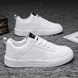 小白鞋男潮鞋夏季鞋子透气男鞋白色白鞋男士休闲板鞋BT88P45，男鞋运动鞋，四季服饰