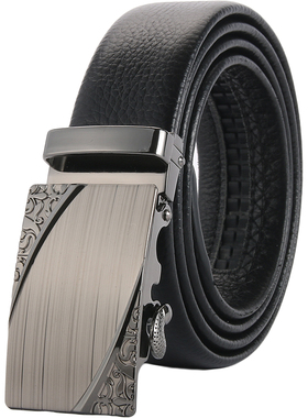 男士皮带年轻人韩版牛皮自动扣潮流个性学生裤腰带zd2010-P30