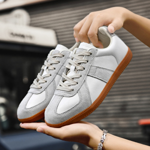 2024年春秋真皮磨砂皮休闲内增高板鞋低帮鞋男女德训鞋020P100,女鞋休闲鞋,四季服饰