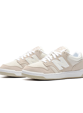 New Balance NB女鞋百搭平底低帮休闲板鞋滑板鞋女BB480LEA/LEC