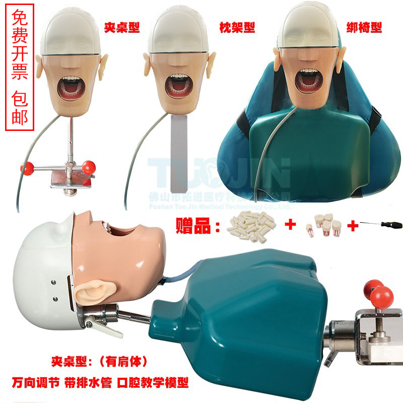 牙科仿真头模牙医教学培训系统