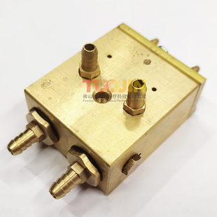 牙科材料口腔齿科牙椅配件工具双联压水阀气控水阀吸唾阀强弱吸阀