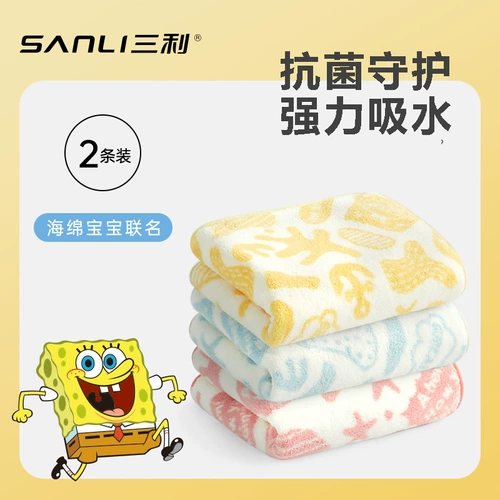 Поролоновое детское полотенце для умывания для домашнего использования подходит для мужчин и женщин, хорошо впитывает воду