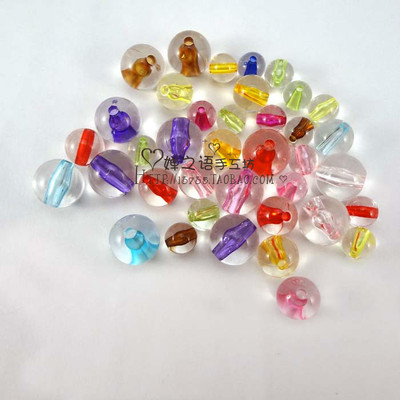 diy透明项链亚克力珠子