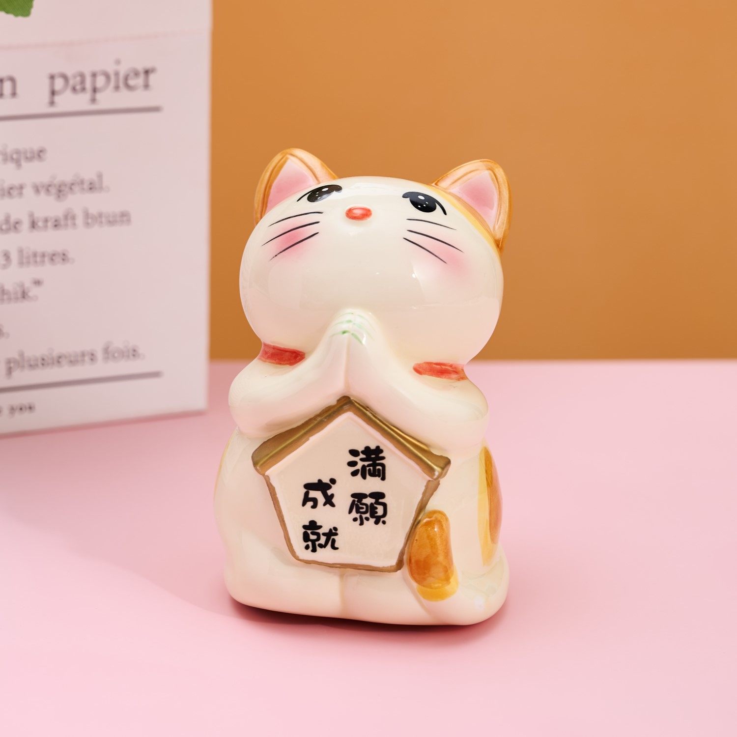 日本原装进口SUNART开运招财猫祈福猫向上招福猫存钱罐可爱摆件