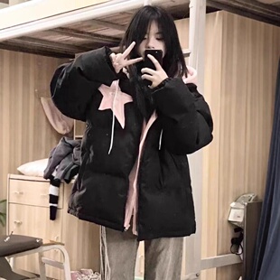 2025感超好看羽绒服女冬季短款棉服2025新款学生甜美外套时尚可爱