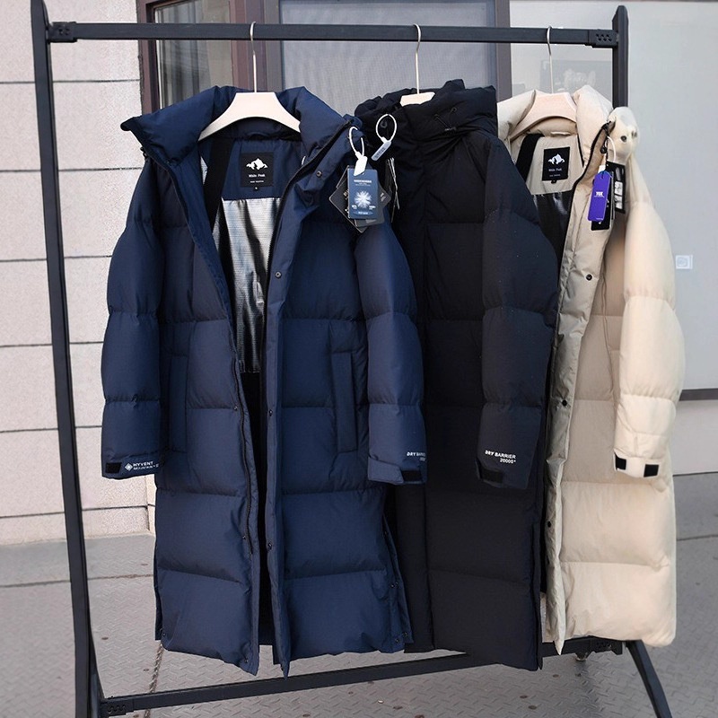 2025抗寒零下30度情侣户外中长款羽绒服加厚800蓬~90鹅绒+防风