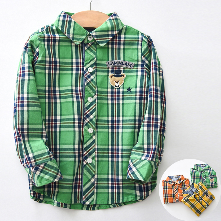 Chemise enfant à manche longue - Ref 2084375 Image 1