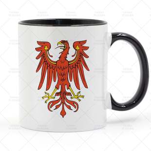 Brandenburg 勃兰登堡盾徽 德国纹章 十字军之王CK3 马克杯陶瓷