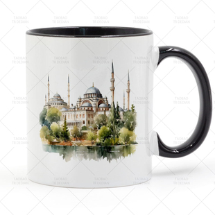 Türkiye Hagia Sophia 圣索菲亞大教堂 土耳其陶瓷馬克杯水杯
