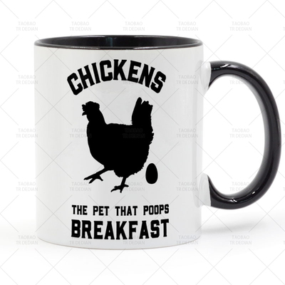 CHICKENS陶瓷马克杯吃鸡