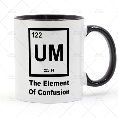UM The Element Of Confusion Science Geek 马克杯 陶瓷水杯杯子