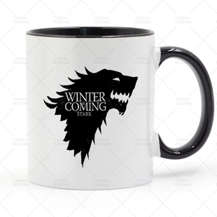 Stark 史塔克纹章 冰与火之歌/权力的游戏陶瓷马克杯