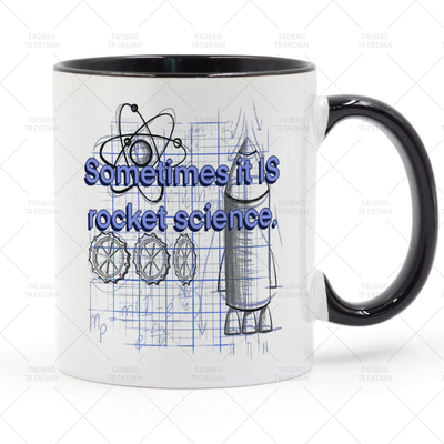 Sometimes it IS Rocket Science 火箭工程陶瓷马克杯水杯杯子