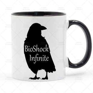 生化奇兵无限 乌鸦 BioShock Infinite 陶瓷马克杯水杯杯子