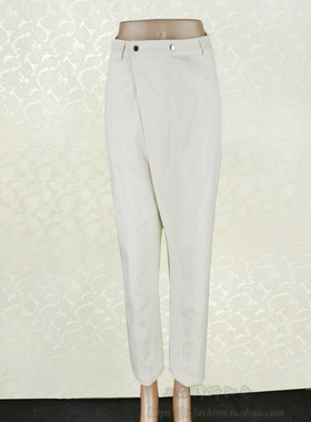 男女同款!!V*VA HE*RT 细斜纹全棉斜裆萝卜裤春秋九分裤VS41610