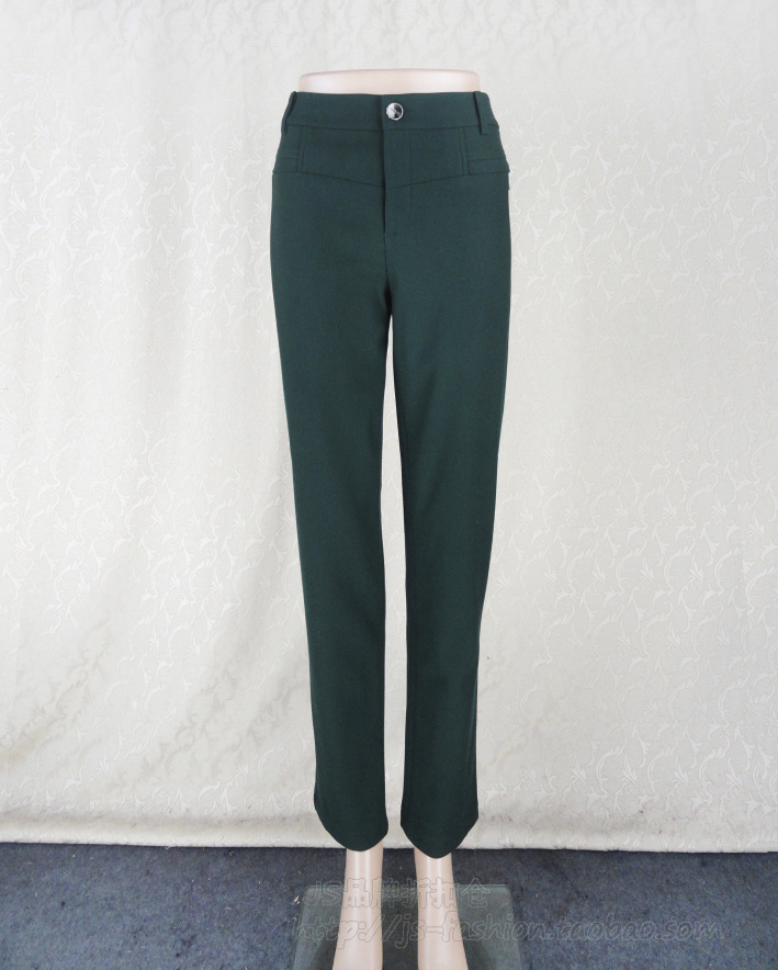 显瘦弹力针织小脚裤休闲长裤