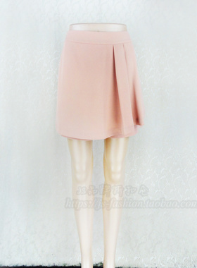 新!C/fon 断码清仓褶皱不对称显瘦百搭裙裤梭织女夏短裤热裤KH930