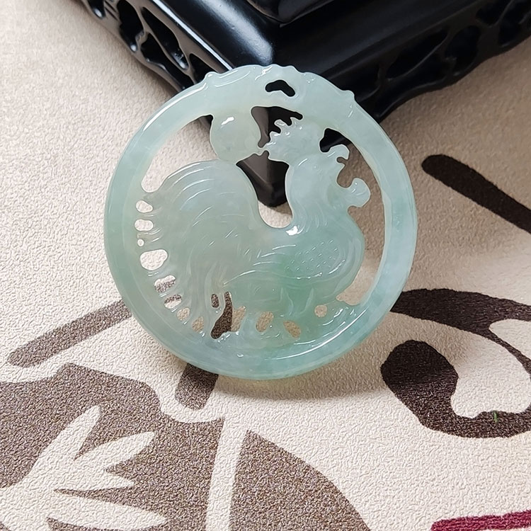 十二生肖a货老坑冰糯种翡翠玉