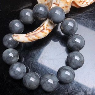 隆慈缘老坑种翡翠a货乌鸡手链男女款 8mm至18mm乌鸡手链霸气手串