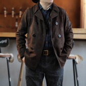 真皮复古磨砂羊皮740皮衣