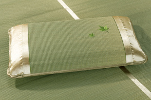 包邮华升加密天然兰蔺草席凉席枕套信封宽边枕席枕头套子绿边防滑