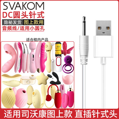 适用SVAKOM图上款针式2.5充电线
