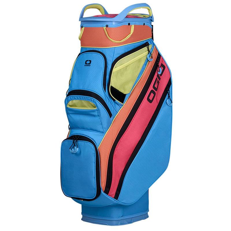 代购OGIO高尔夫球包男士防水防震保护球杆易于携带蓝色多色拼接