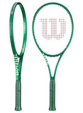 代购Wilson威尔胜网球拍强控球高旋转绿色Blade Pro 98 16x19 v10