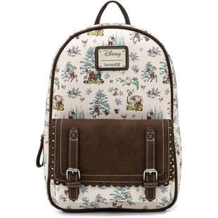 代购Loungefly迪士尼小鹿斑比双肩包日常收纳轻便携带多口袋设计