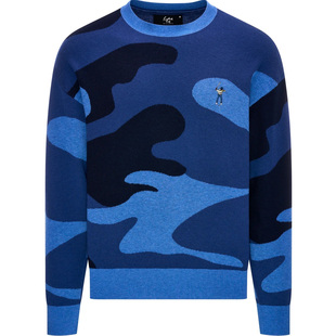 Crew Camo Sweater高尔夫运动毛衣羊毛混纺毛衣 eastsidegolf 代购