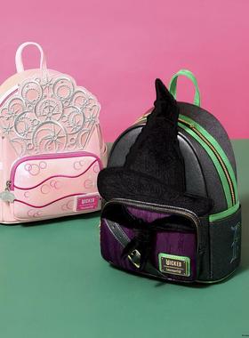 代购Loungefly魔法坏女巫创意双肩包Elphaba 艾尔法巴角色扮演双