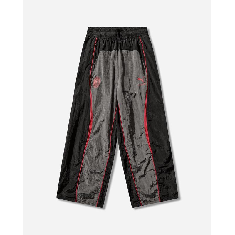代购Puma x AC米兰 x Slam Jam 男士运动长裤透气轻薄锦纶宽松版
